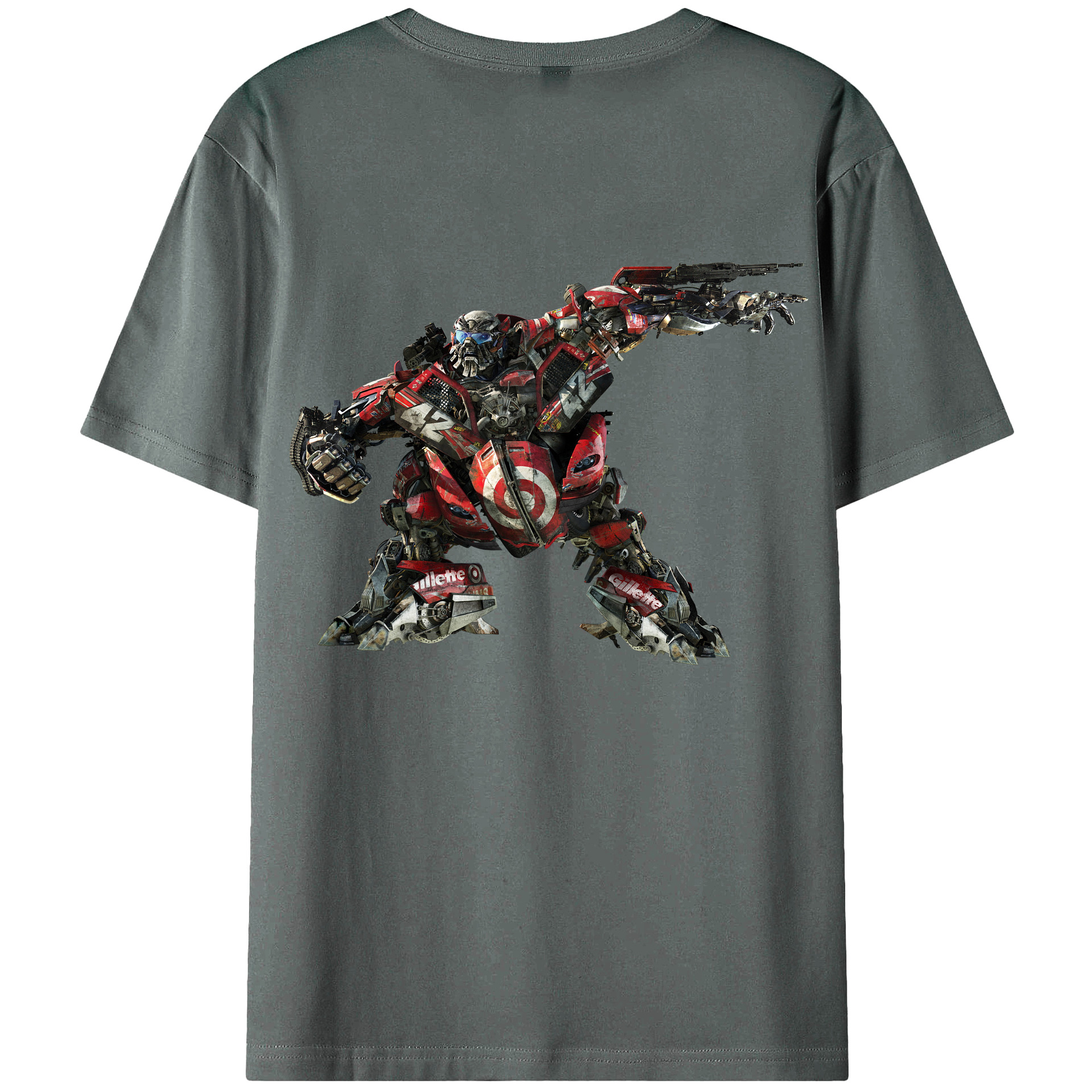 （画像用）  綿100％ メンズ半袖Tシャツ（バックプリント） 通気性